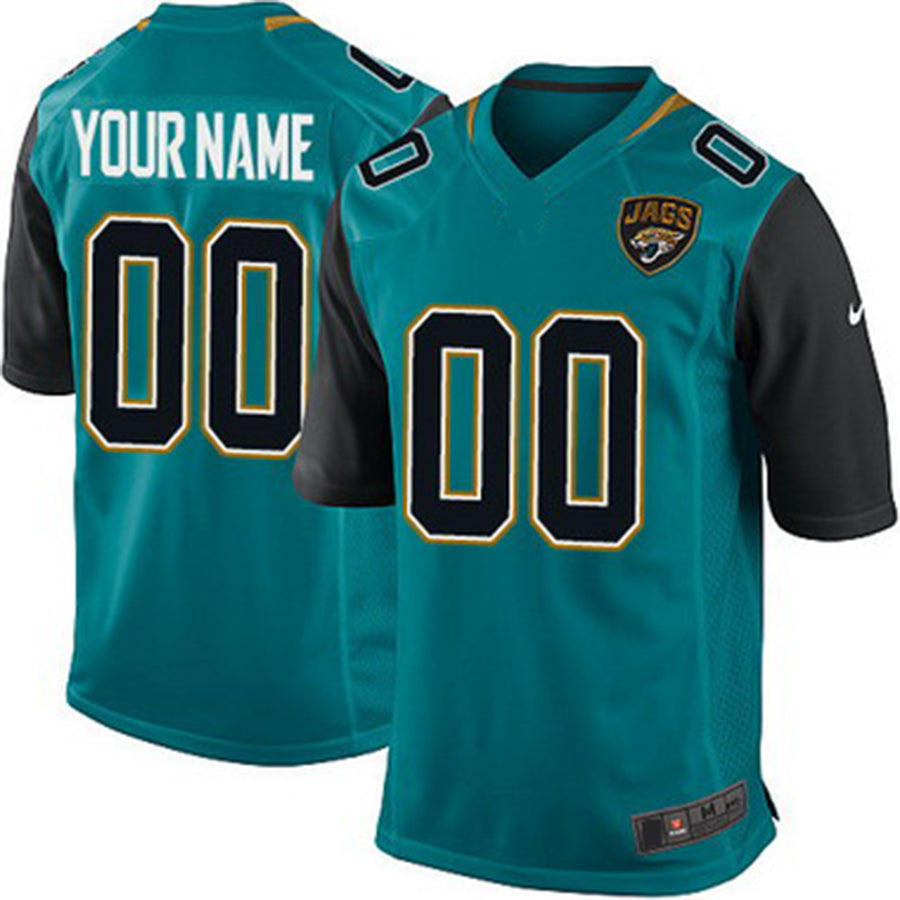 Custom Green 2013 JAX Football Shirt Top