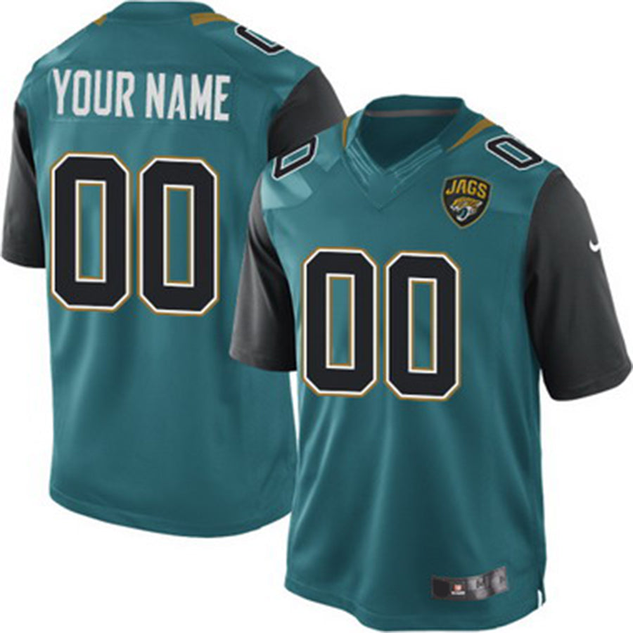 Custom Green 2013 JAX Football Shirt Top