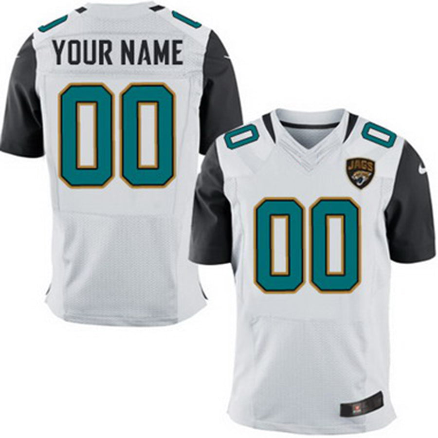 Custom White 2013 JAX Football Shirt Top