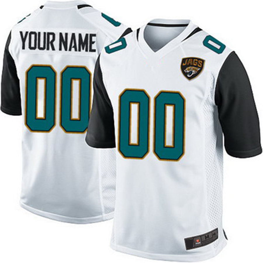Custom White 2013 JAX Football Shirt Top