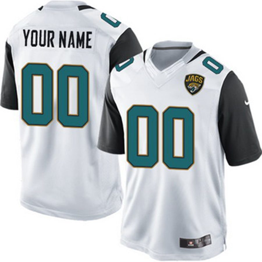 Custom White 2013 JAX Football Shirt Top