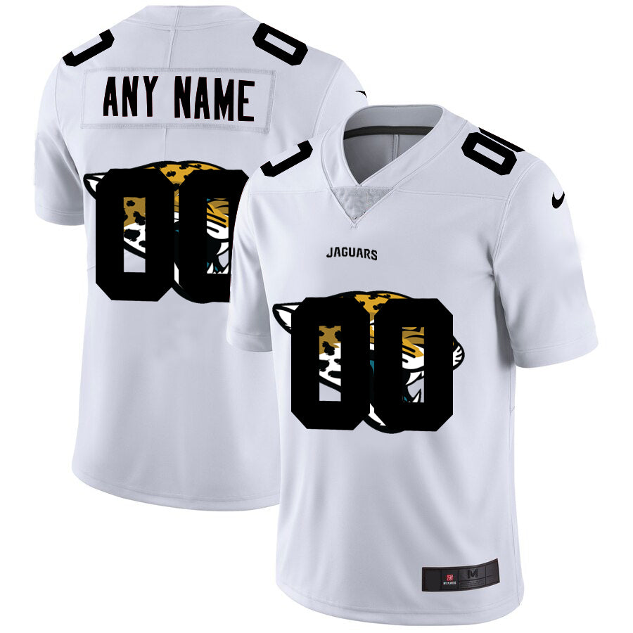 Custom White JAX Football Shirt Top