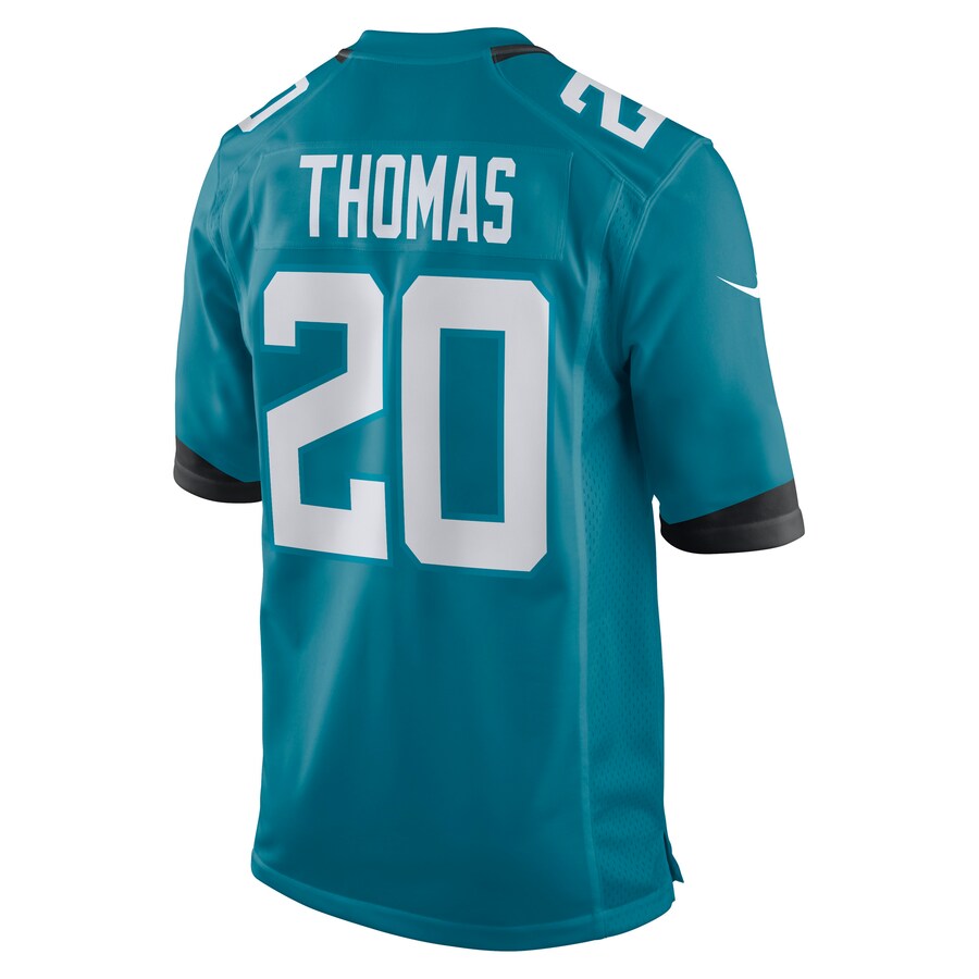 Custom #20 Teal JAX Football Shirt Top