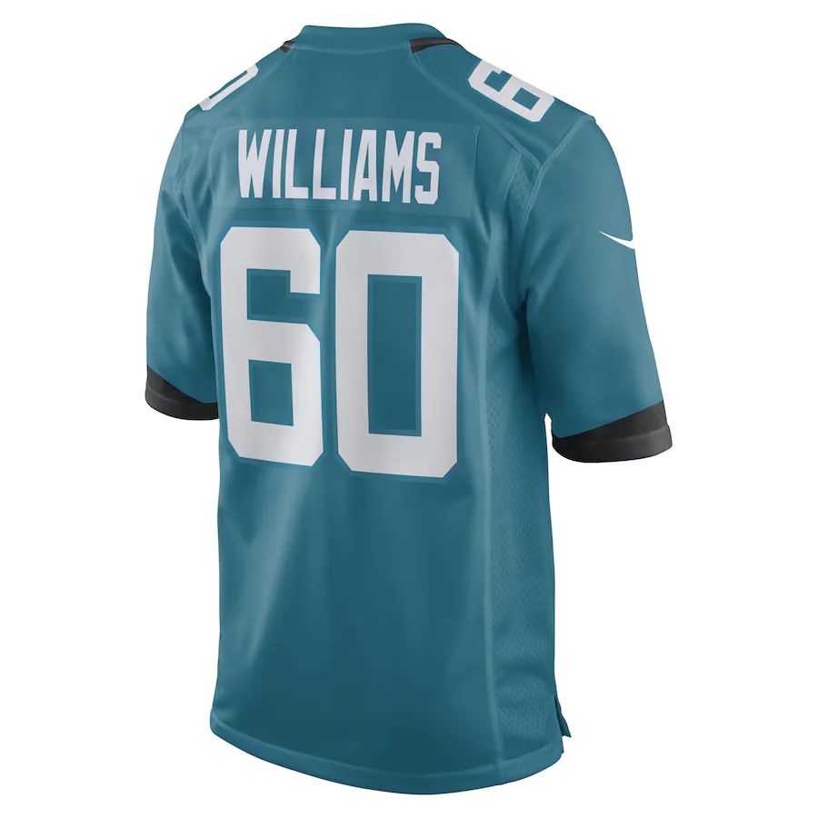 Custom #60 Teal JAX Football Shirt Top