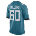 Custom #60 Teal JAX Football Shirt Top