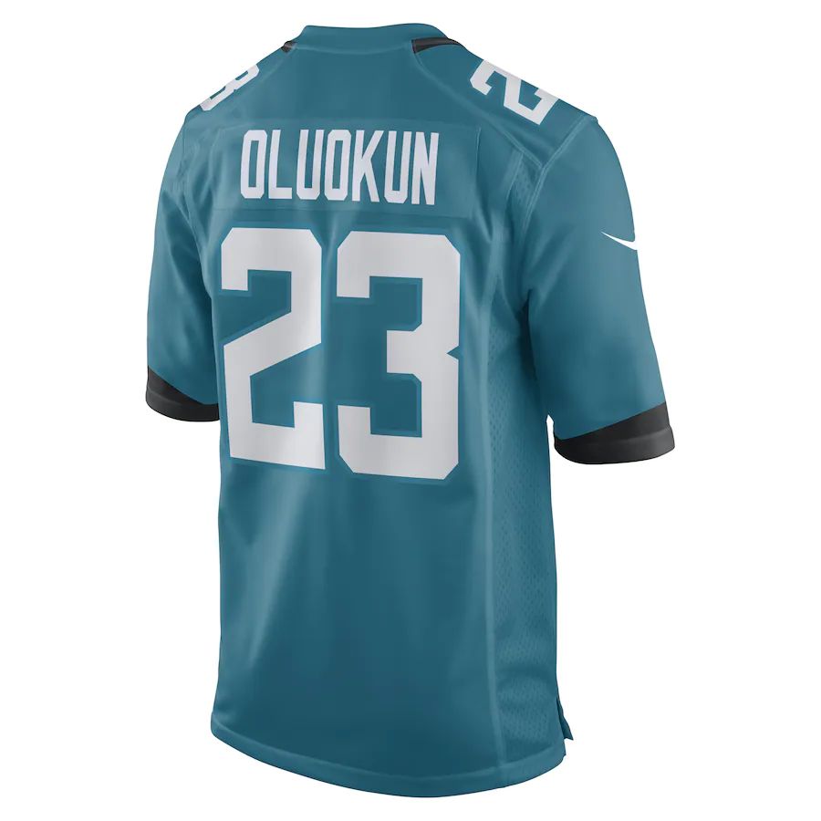 Custom #23 Teal JAX Football Shirt Top