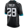 Custom #28 Black JAX Football Shirt Top
