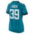 Custom #39 Teal JAX Football Shirt Top