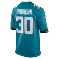 Custom #30 Teal JAX Football Shirt Top