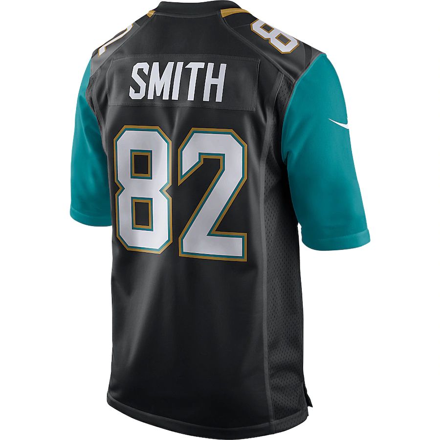 Custom #82 Black JAX Football Shirt Top