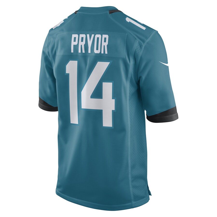 Custom #14 Teal JAX Football Shirt Top