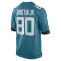 Custom #80 Teal JAX Football Shirt Top