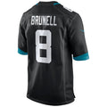 Custom #8 Black JAX Football Shirt Top
