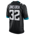 Custom #32 Black JAX Football Shirt Top