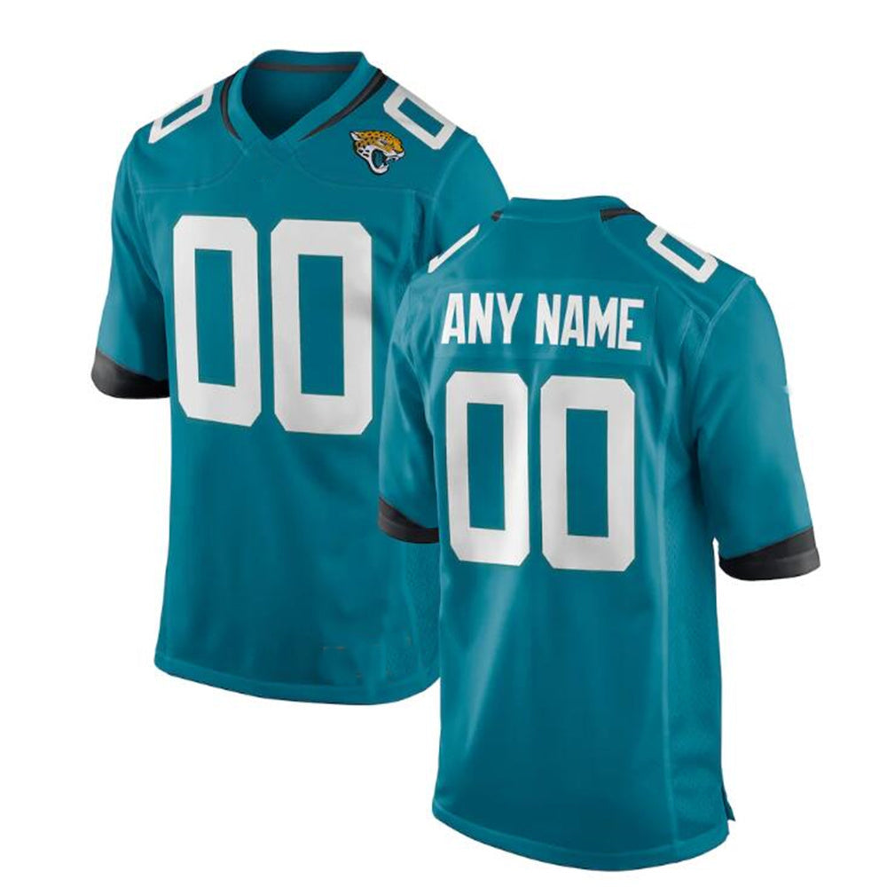 Custom Teal JAX Football Shirt Top