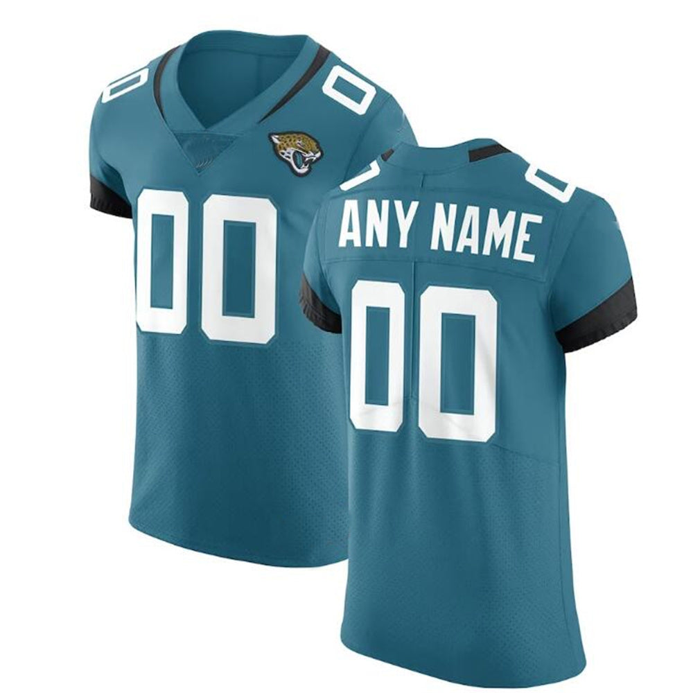 Custom Teal JAX Football Shirt Top
