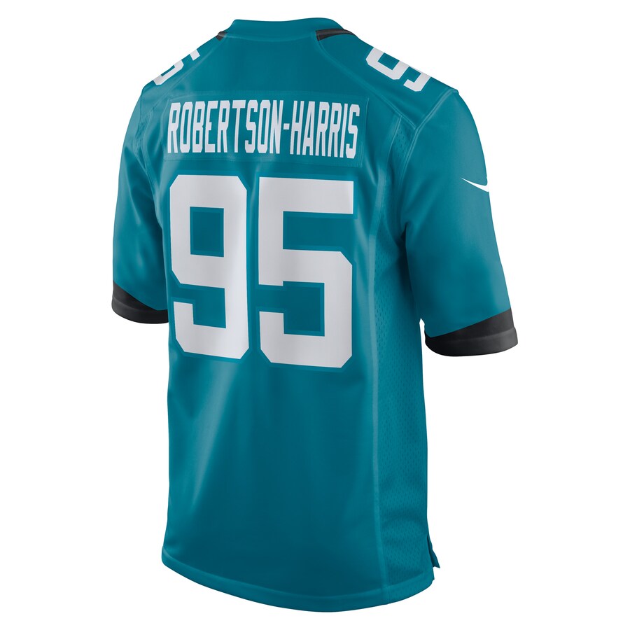 Custom #95 Teal JAX Football Shirt Top