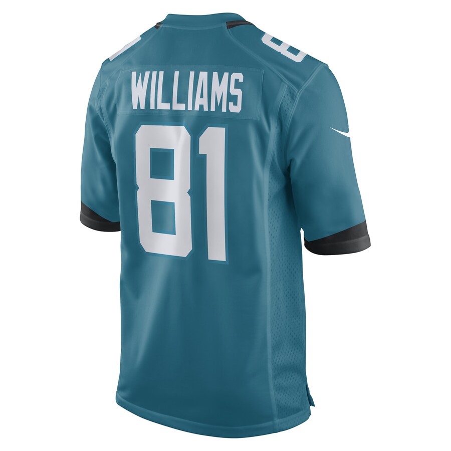 Custom #81 Teal JAX Football Shirt Top