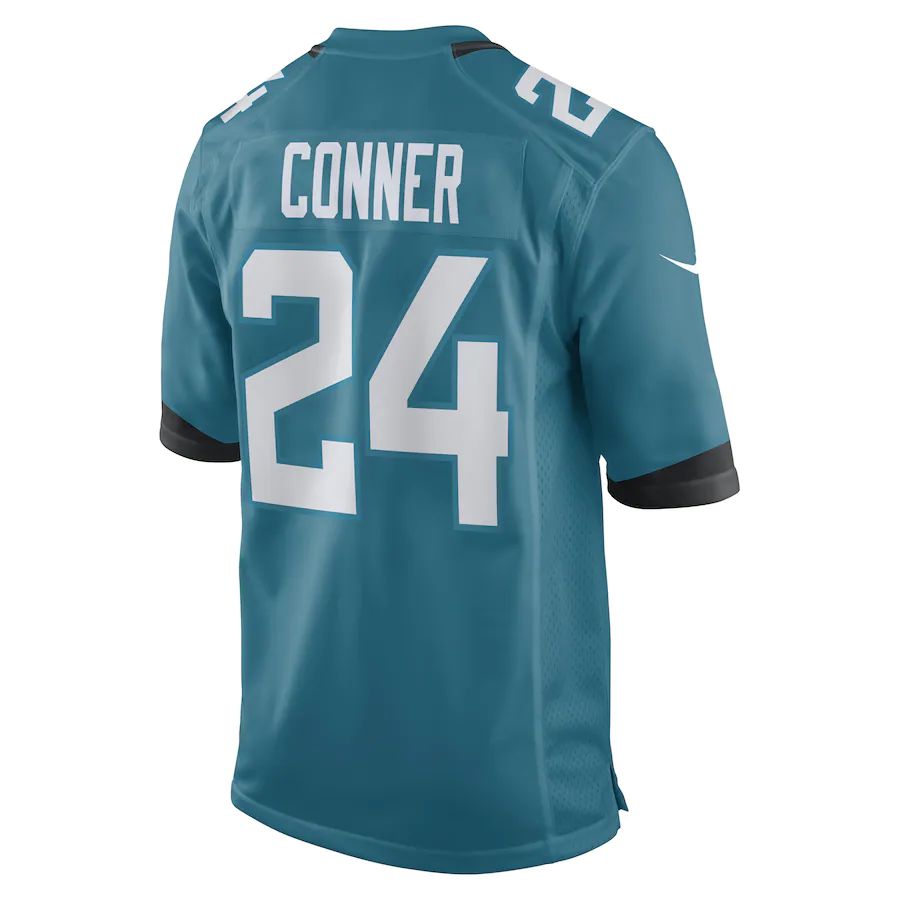 Custom #24 Teal JAX Football Shirt Top