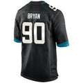 Custom #90 Black JAX Football Shirt Top