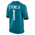 Custom #1 Teal JAX Football Shirt Top