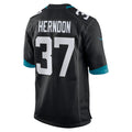 Custom #37 Black JAX Football Shirt Top