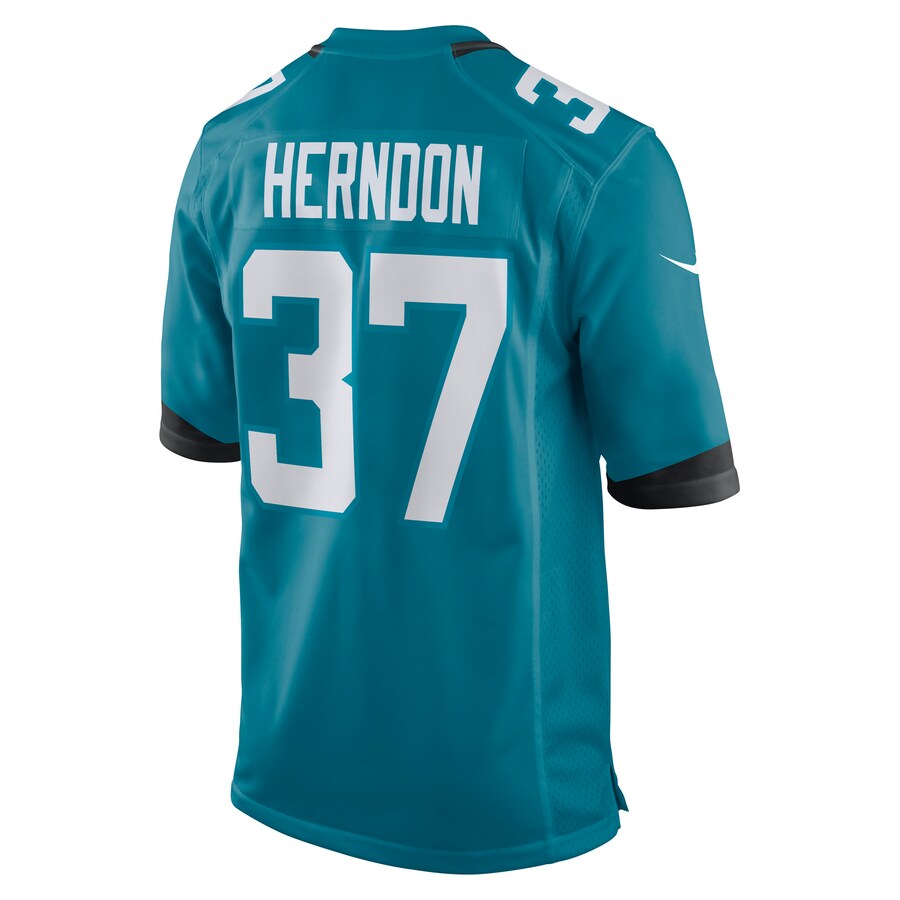 Custom #37 Teal JAX Football Shirt Top
