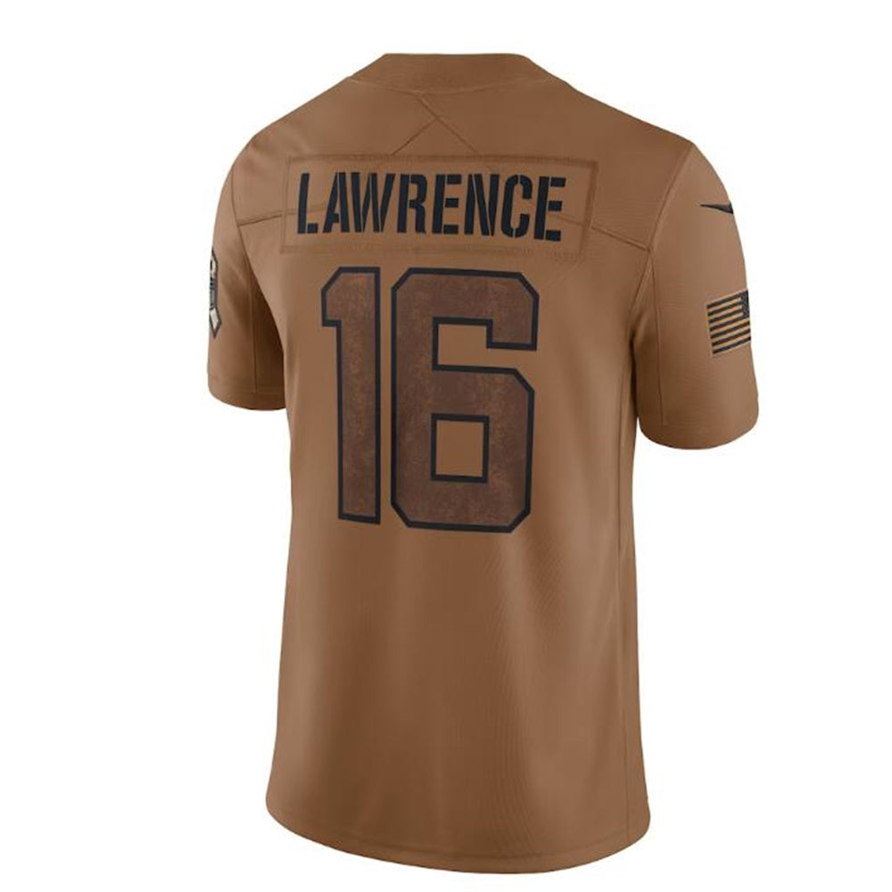 Custom #16 Brown 2023 JAX Football Shirt Top