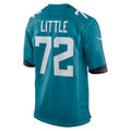 Custom #72 Teal JAX Football Shirt Top