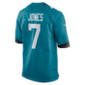 Custom #7 Teal JAX Football Shirt Top