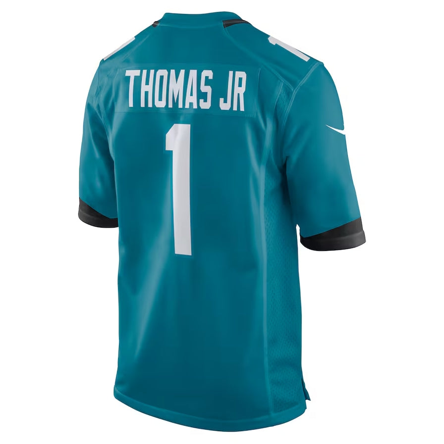 Custom #1 Teal 2024 JAX Football Shirt Top