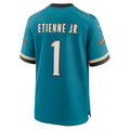Custom #1 Teal Throwback JAX Football Shirt Top