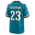 Custom #23 Teal Throwback JAX Football Shirt Top