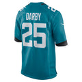 Custom #25 Teal JAX Football Shirt Top