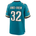 Custom #32 Teal Throwback JAX Football Shirt Top
