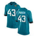 Custom #43 Teal JAX Football Shirt Top