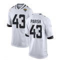Custom #43 White JAX Football Shirt Top