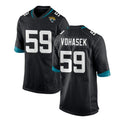 Custom #59 Black JAX Football Shirt Top