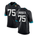 Custom #75 Black JAX Football Shirt Top