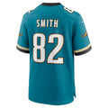 Custom #82 Teal Throwback JAX Football Shirt Top