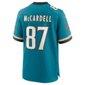 Custom #87 Teal Throwback JAX Football Shirt Top