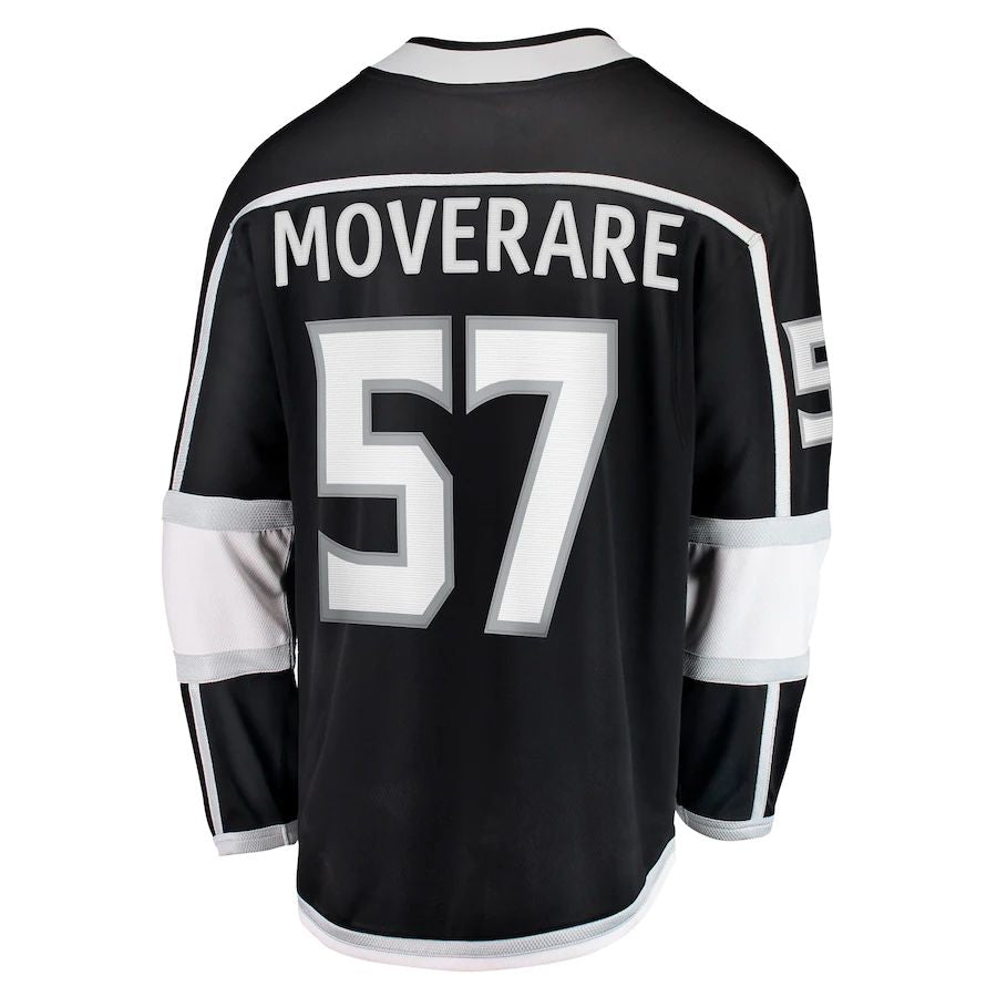 Custom #57 Black LAK Hockey Shirt Top