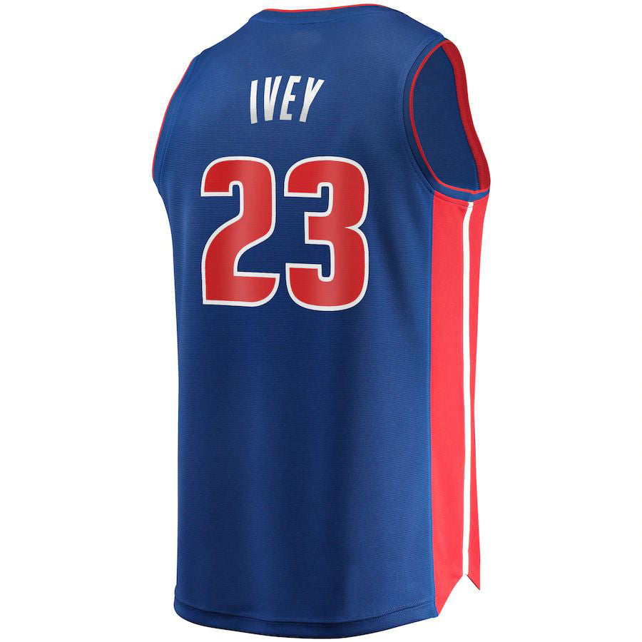 Custom #23 Blue 2022 DET Basketball Shirt Top