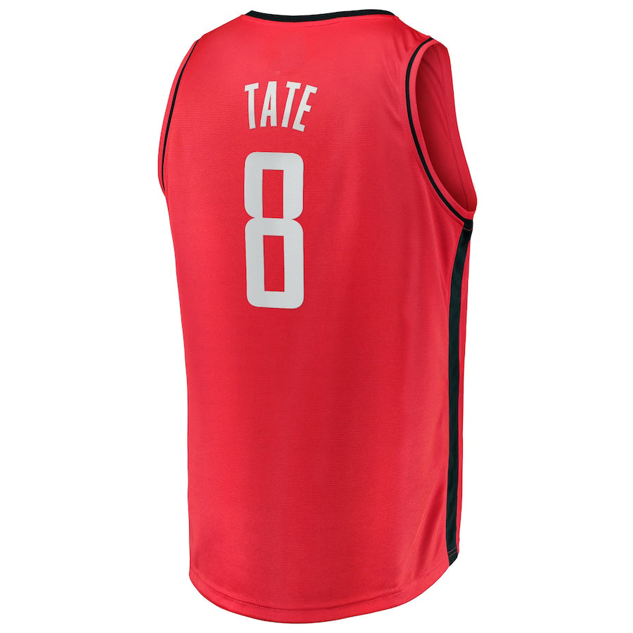 Custom #8 Red 2021 HOU Basketball Shirt Top