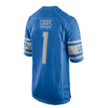 Custom #1 Blue 2023 DET Football Shirt Top