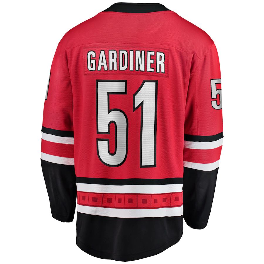 Custom #51 Red CAR Hockey Shirt Top