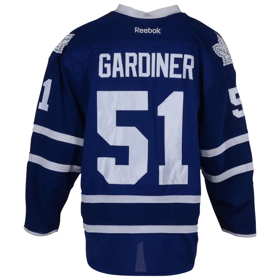 Custom #51 Blue 2015 TOR Hockey Shirt Top