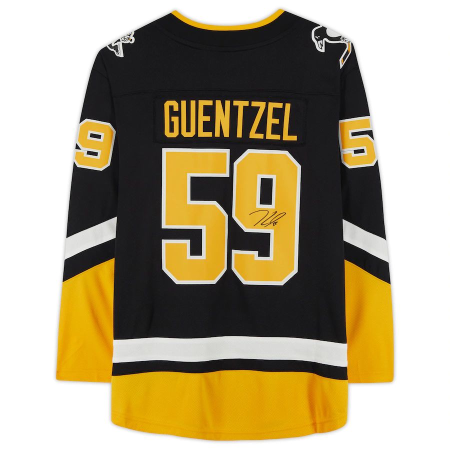 Custom #59 Black 2021 PIT Hockey Shirt Top