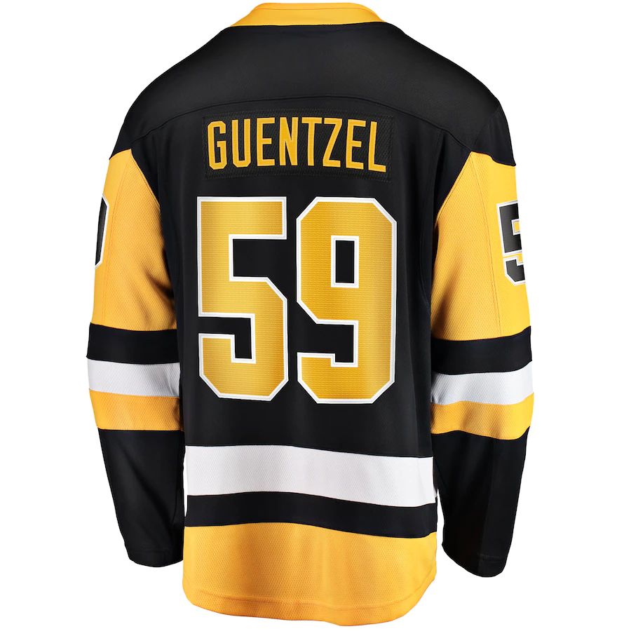 Custom #59 Black PIT Hockey Shirt Top