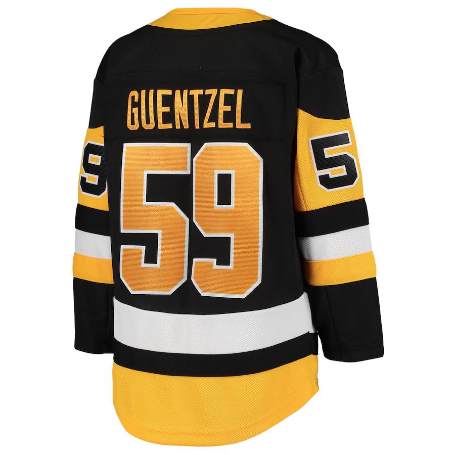 Custom #59 Black PIT Hockey Shirt Top